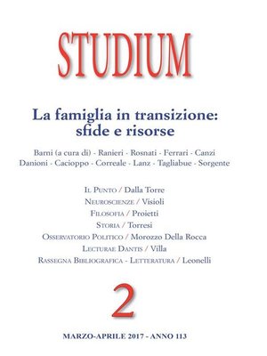cover image of Studium--La famiglia in transizione--sfide e risorse